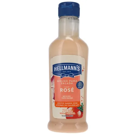 Molho de Salada Hellmann's Rosé 210ML 360-1