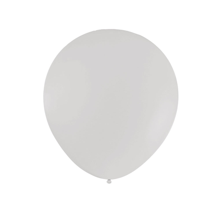 Balão Alegria e Festa Liso T7 Branco