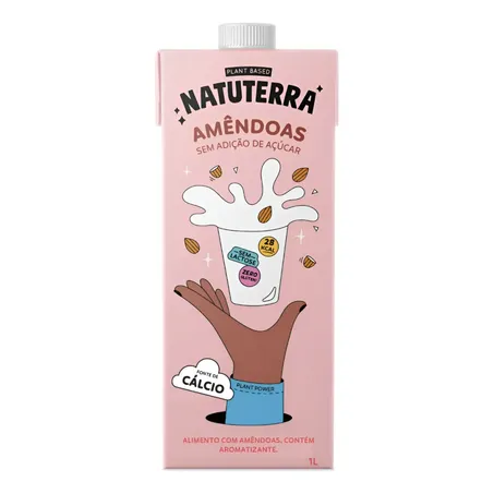 BEBIDA DE AMENDOAS 1L - NATUTERRA