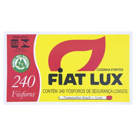 FÓSFORO DE SEGURANÇA LONGO FIAT LUX 5CM