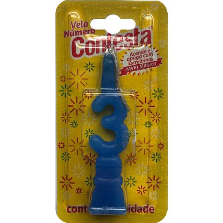 VELA CONFESTA N. 3 AZUL