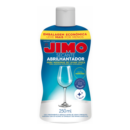 Secante Abrilhantador para Máquina de Lavar Louças Jimo 250Ml