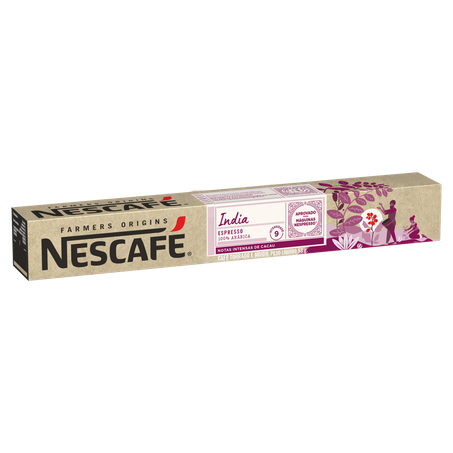 Cápsula nescafé farmers origins índia c/10 53g