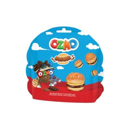 Biscoito recheado chocolate com avelã ozmo solen 40g