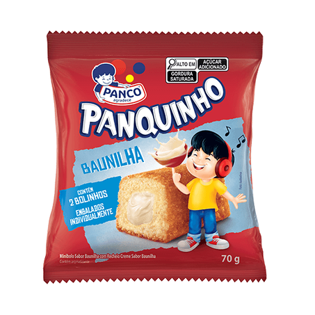 BOLO PANFI PANCO 70G BAUNILHA