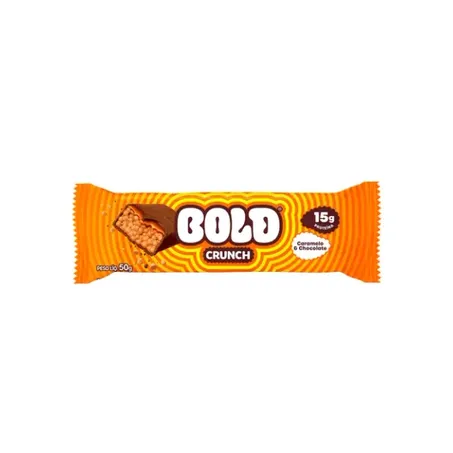 Barra Bold Crunch Caramelo Chocolate 50g