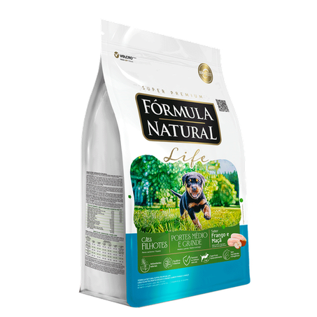 Ração Fórmula Natural Life Cães Filhotes Médio e Grande 15 kg 360-1