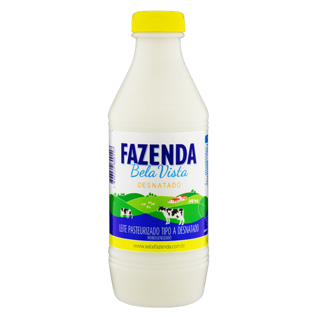 LEITE FAZENDA TIPO A DESNATADO 1L