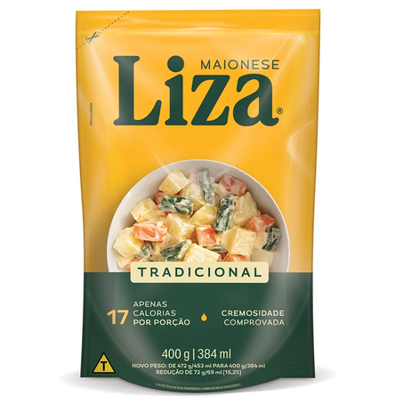 MAIONESE LIZA TRADICIONAL SC 400G