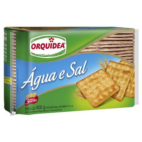 BISCOITO ORQUIDEA AGUA SAL 320G