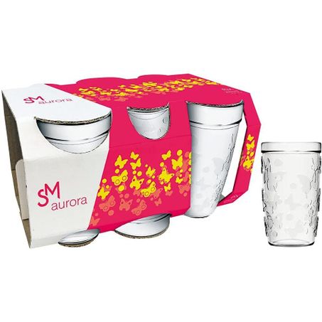 Jogo de copos aurora cristalino 6un x 270ml