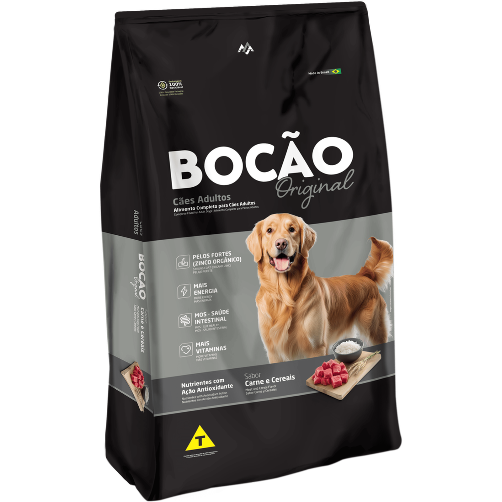 Ração Bocão Original Cães Adultos 7Kg