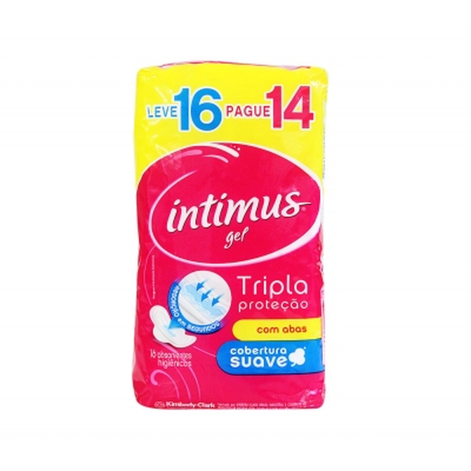 Abs Intimus L16/p14 Tripla Prot C/abas Seca | Oversup Supermercados