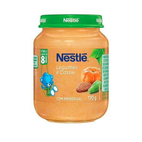 PAPINHA CARNE COM LEGUMES NESTLÉ NATURNES