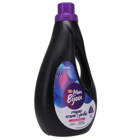 Lava roupas líquido mon bijou para roupas escuras e pretas 1l 360-32