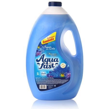 Amaciante roupa aqua fast fresc manha 5l