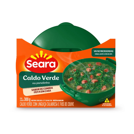 Caldo verde C/Calabresa Seara 300g
