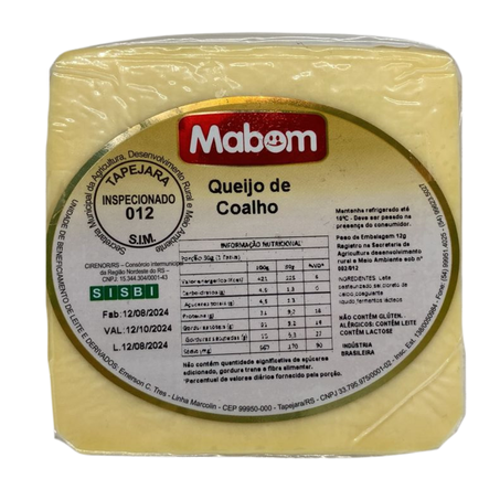 Queijo ind de coalho mabom ao kg- resfriado-