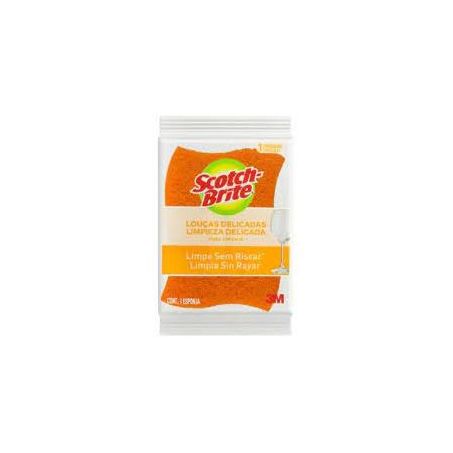 Esponja scott brite nao risca laranja c/1