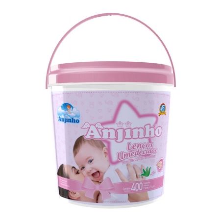 LENCO UMID ANJINHO 400UN ROSA