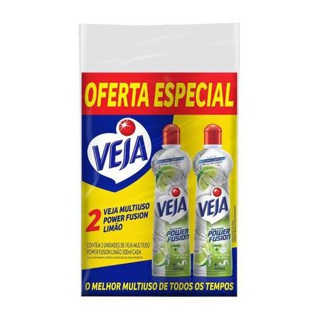 MULTIUSO VEJA FUSION LIMAO 2 UNIDADES 1L