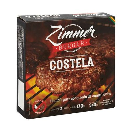 Hambúrguer bovino Zimmer 340g