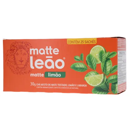 Chá Matte Leão Limão Sachê 25UN 360-2