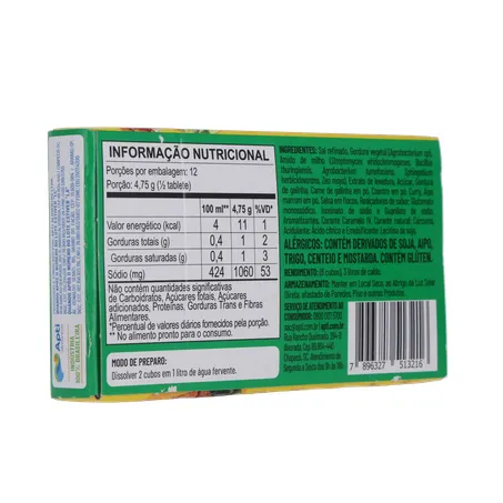 Caldo em Cubos Apti Galinha Caixa com 6un - 57gr 360-14