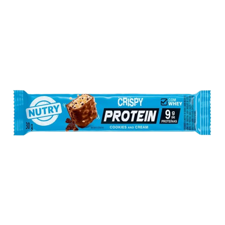 NUTRY BARRA PROTEIN CRISPY COOKIES CRE 30 G       