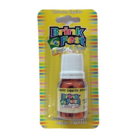 Brink Fest Corante Liquido Amarelo 10ML