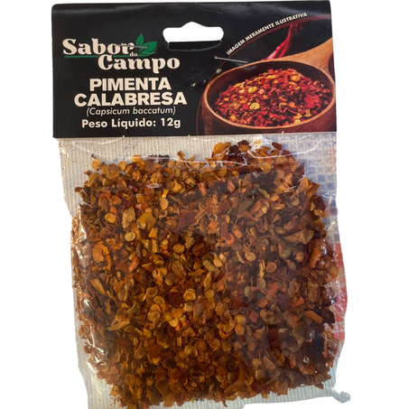 Pimenta calabresa sabor do campo 12g