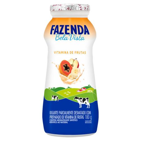 IOGURTE FAZENDA BELA VISTA VITAMINA FRUTAS 180G