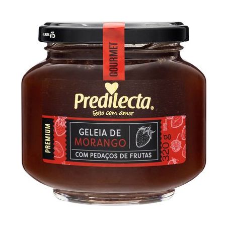 Geléia Predilecta Premium Morango Embalagem 320G