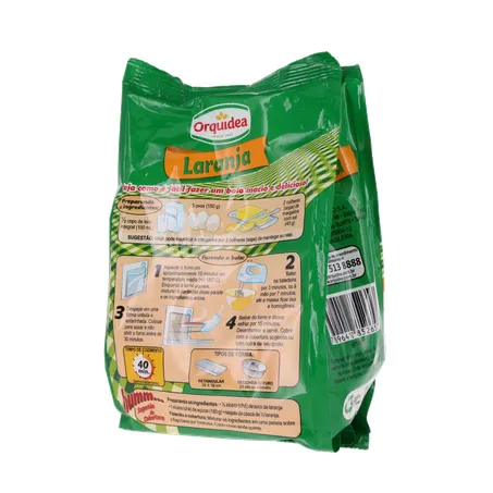 Bolo orquidea laranja 350g 360-21