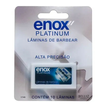 Enox-laminas barbear platinum c/10