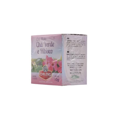 Chá Misto Chileno Chá Verde e Hibisco Caixa com 10un - 10gr 360-38