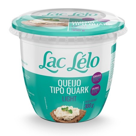 Queijo Lac Lelo Quark Light Pote 300G