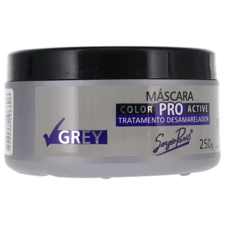 MÁSCARA CAPILAR SERGIO PARIS DESAMARELADOR PRO ACTIVE POTE 250G 360-33