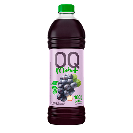 Suco Oq Mais 100% Uva e Maçã 1,35l