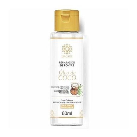 OLEO CAPILAR ISACARE 60ML PONTAS COCO