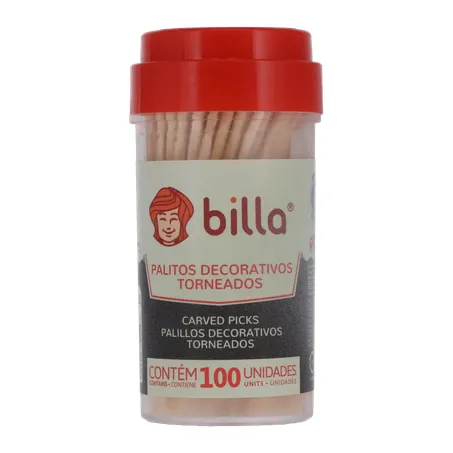 PALITO BILLA TORN C/PALITEIRO 100UN 360-0