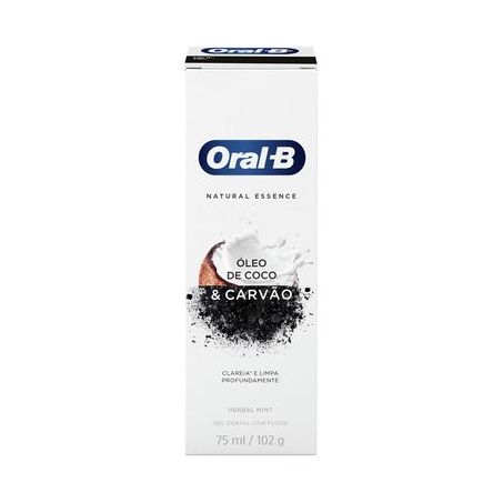 CREME DENTAL ORAL B OLEO COCO & CARVAO NATURAL 102