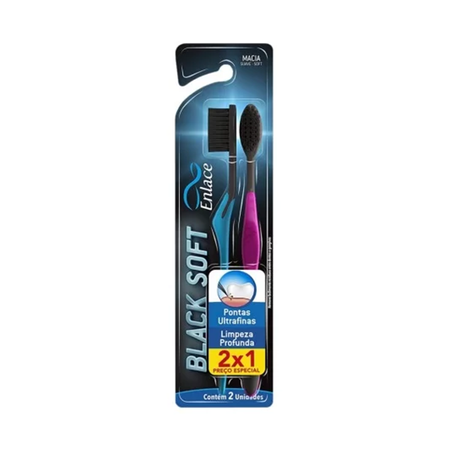 ESCOVA DENTAL ENLACE BLACK MACIA LV2 PG1