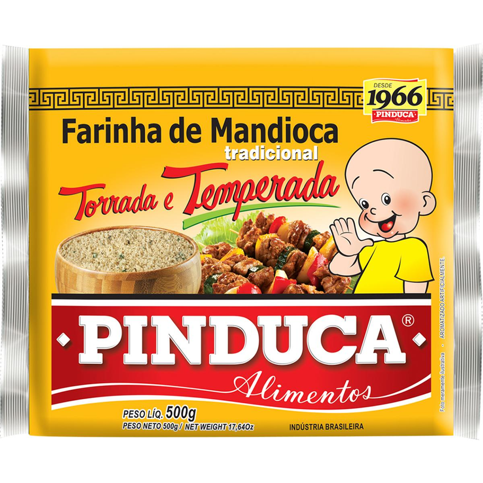 Farinha de Mandioca Pinduca 500g - Torrada - Temperada