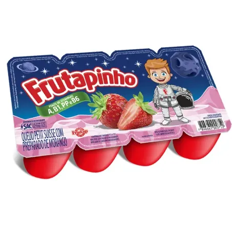 PETIT SUISSE FRUTAPINHO MORANGO 320G
