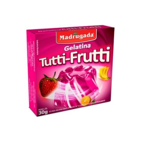 Gelatina madrugada tutti fruti 30 g