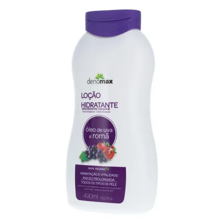 Loção hidratante denomax oleo uva roma 470g 360-2