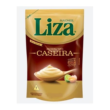 Maionese liza caseira sache 400g