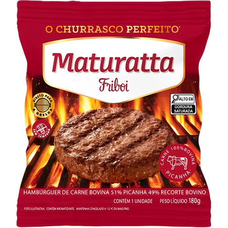Hambúrguer Bovino Maturatta 180g - Picanha