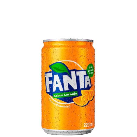 Fanta Refrigerante Laranja 220Ml Lata
